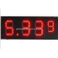 poosled 8.888 15'LED price sign