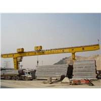 single girder trolley hook type 20 tons gantry crane