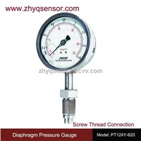 standard diaphragm pressure gauge