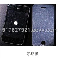 supply! diamond and color protective film for mobile phone screen guard