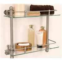 wall mount glass shelf