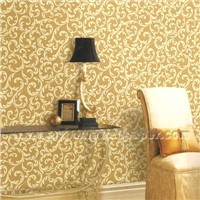 European Style Bedroom Decoration Vinyl Wallpaper #WP0804