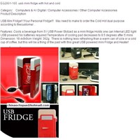 EG2901-165 usb mini fridge