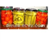 Pickled cucumber and Tomatoes