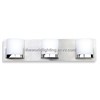 BL6012-Chrome Metal Stand Glass Cover Modern Bathroom Vanity Light with 3 Bulbs China
