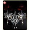 (CHGC0271-2w)2012White Wine Transparent Color Glass Candle Shape Crystal Classical Wall Lamp