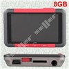 Red 8GB USB 2.0 1.1 MP3 MP4 MP5 FM Radio Video Player RMVB RM 3