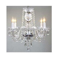 Black Metal Stand Candle Shape Classic Chandelier (CHGCH6004)