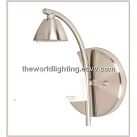 Chrome Reverse Bowl Glass Bathroom Wall Light (SWL-1010)