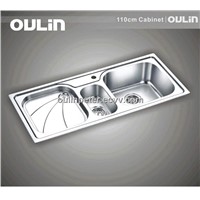 Double Bowl Stainless Steel Sinks (Ol-363)