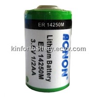1/2 AA size ER14250 14250M 3.6V Li/SOCL2 batteries primary Lithium batteries