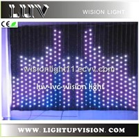 LUV-LVC indoor full color led vision curtain led curtain lights