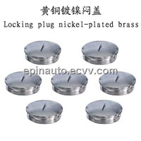 Locking Plug Nickel-Plated Brass