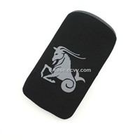 Mobile Phone Pouch Made of Velvet Material Self-Retracting Pull-Tab