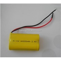 Nicd Battery 2.4V AA 300mAh for electric products