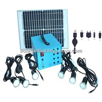 Portable Home Solar Lighting Power System for Remote Area Lighting