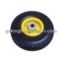 Pu Foam  Tyre, Flat-Free Hand Truck Wheel, ,Flat Free Tire 10&amp;quot;x3.00-4