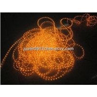 Round 2 wires Orange LED rope light