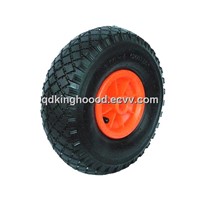 Rubber wheel,Pneumatic wheel, Hand truck wheel 3.00-4 260X85