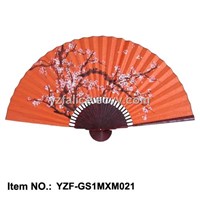 100cm length big hanging rice paper fan