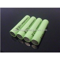 1.2V AAA 600mAh rechargeable cylindrical Ni-MH battery