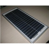 20W/18V High Quality Monocrystal Crystalline Solar Panel for 12V Battery Charging