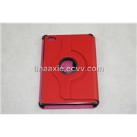 360 degree rotating, imported PU leather case for Samsung tablet PC, 7 inches tablet PC case