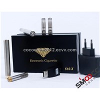 510-X,Electronics Cigarette with Cartridges, Atomizer, Cartomizers and E-liquid