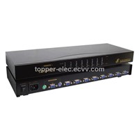 8Port KVM Switcher With Remote Control (TP-801PS-RA)