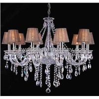 (AQ0204 10) Hot Selling Modern Fabric Cover Crystal Decoration Glass Chandelier