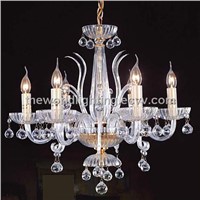 (AQ0224  6) Modern Glass Candle Shape Crystal Decoration Chandelier China