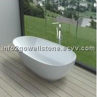 Acrylic Solid Surface Freestanding Bathtub Portable Bathtub