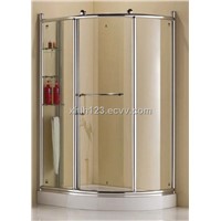 Aluminum alloy frame shower enclosures,1200mm safety glass shower enclosures