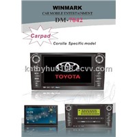 Android Corolla Specific Car DVD GPS player with TV, radio, ipod, etc
