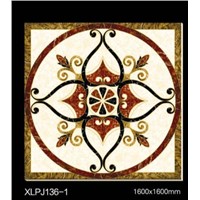 Artistic Ceramic Water Jet Cutting Medallion Puzzle Mosaic Tile (XLPJ136-1)