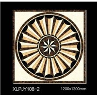 Artistic Ceramic Water Jet Cutting Medallion Puzzle Mosaic Tile (XLPJY108-2)