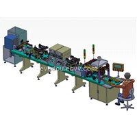 Automatic producing assembly line of transformer