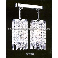 BJGD-SD (985 Hot Selling Chrome Metal Stand Glass Decoration Modern Crystal Pendant Lamp/Chandelier