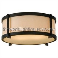 Black Iron Green Fabric Cover Modern Simple Ceiling Light CL005-2012