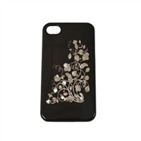Case for iPhone 4/4S, Electroplating Laser Pattern