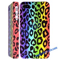 Colorful Leopard Hard Case Cover for iPhone 4/iPhone 4S