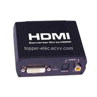 DVI+SPDIF TO HDMI Converter(TP-DH208)