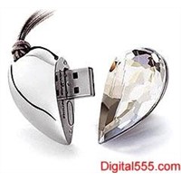 Diamond USB Key, Jewelry USB flash drive, USB Gift for Girlfriends