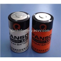 FANSO 3.6V Primary Lithium Battery ER34615H ER34615M D Size equal to SAFT LSH20 LS20 for AMR, Meters