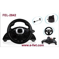 FEL-2842 3-in-1 Wireless Racing Wheel PS3/PS2/USB