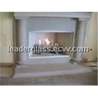 Fireplace glass