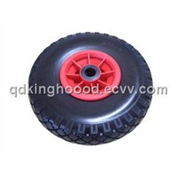Foam rubber  wheel, Hand truck wheel, Flat free tire 10&amp;quot;x3.00-4