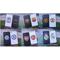 Foot boll club leather case for iphone4&4gs