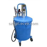 Grease lubricator with barrel K55 air operated