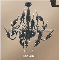 HBSJ0170-2012 New Style Art Metal Glass Chandelier
